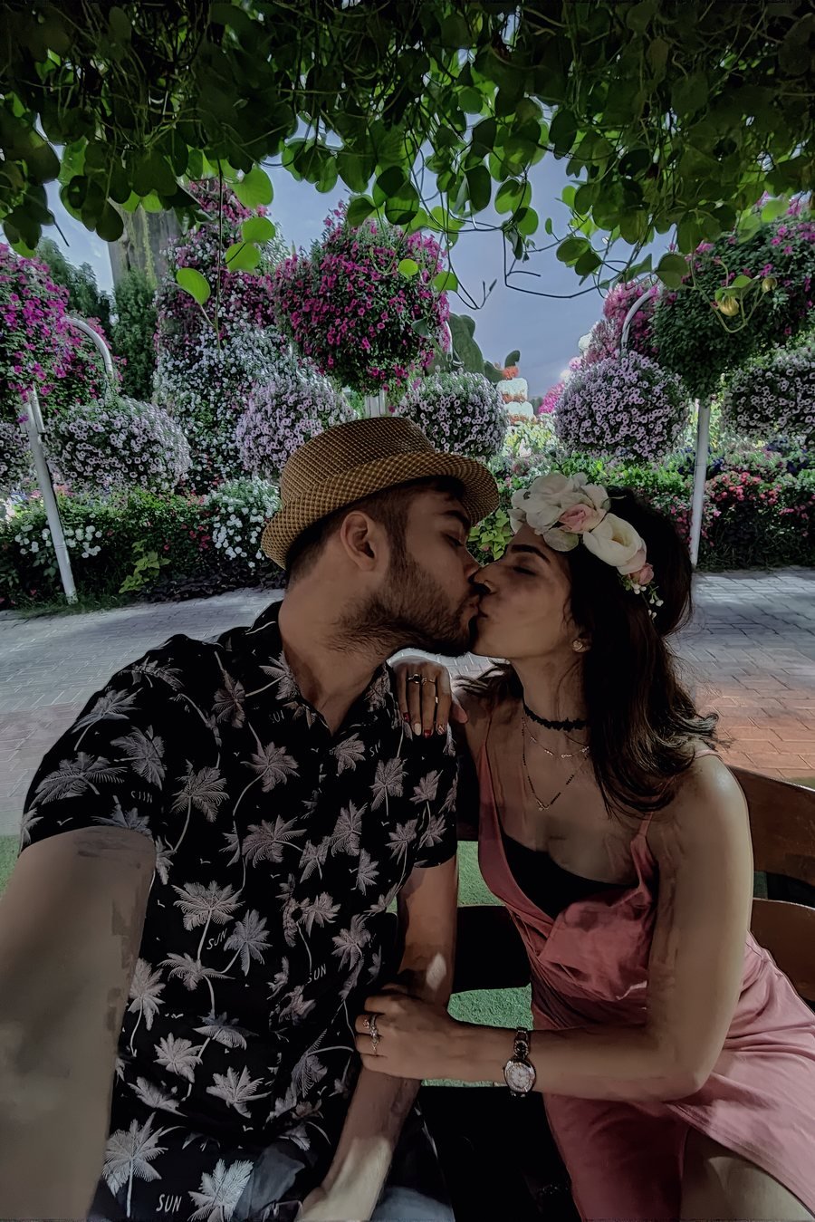 Jaskaran Singh with his wife Shruti