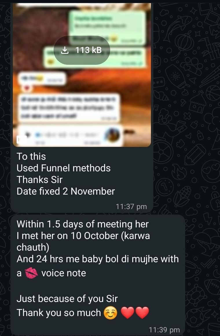Student message: Met her on the 10th → date fixed by the 24th